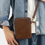 Carl™ | Bolsa de Ombro Minimalista em Couro