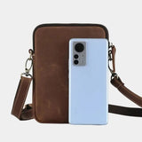 Carl™ | Bolsa de Ombro Minimalista em Couro