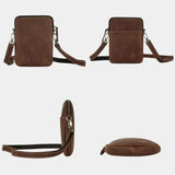 Carl™ | Bolsa de Ombro Minimalista em Couro
