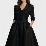 Ceryn | Vestido Midi de Cetim