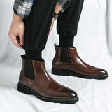 Dwight™ | Botas Chelsea em Couro Sintético