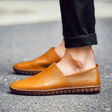 Loafers Elegantes em Couro Respirável