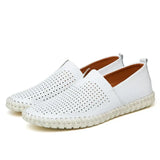 Loafers Elegantes em Couro Respirável