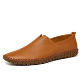 Loafers Elegantes em Couro Respirável
