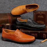 Loafers Elegantes em Couro
