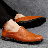 Loafers Elegantes em Couro