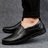 Loafers Elegantes em Couro