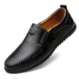 Loafers Elegantes em Couro