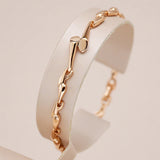Pulseira de ouro elegante