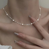 Colar de pérolas elegante