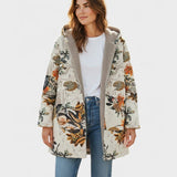 Elena | Casaco Híbrido Floral Boho