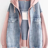 Ellen | Casaco de denim bicolor