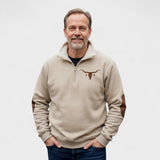 Émeric™ | Sweater de meia zip elegante