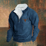Émeric™ | Sweater de meia zip elegante