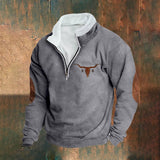 Émeric™ | Sweater de meia zip elegante