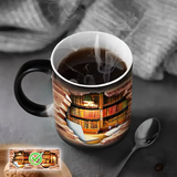 Estante Encantadora Caneca de Cerâmica Térmica