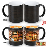 Estante Encantadora Caneca de Cerâmica Térmica