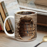 Caneca Mágica de Biblioteca Ativada pelo Calor