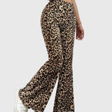 Gitte | Calças Bootcut Leopardo