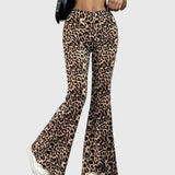 Gitte | Calças Bootcut Leopardo