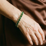 Pulseira Dourada e Verde