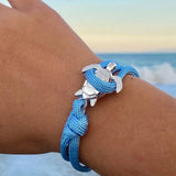 Pulseira artesanal com tartaruga marinha