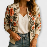 Henriette | Casaco bomber com flores