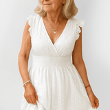 Henriette | Vestido midi franzido