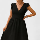 Henriette | Vestido midi franzido