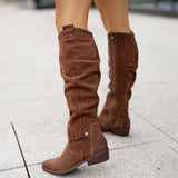 Zavira | Botas de veludo elegantes e quentes para mulheres