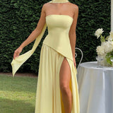 Beatriz™ | Vestido Longo com Corte Sofisticado