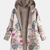 Ivy | Casaco Fleece Forrado Botânico em Tons Pastel