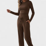 Jana™ | Conjunto solto com mangas longas