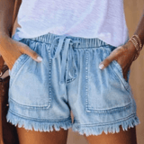 Karen | Calças de Jeans de Cintura Alta