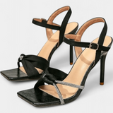 Karen | Salto alto com strass