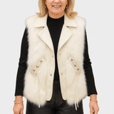 Katrine | Colete de couro elegante