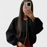 Katrine™ | Jaqueta bomber curta