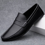 Mocassins Clássicos Italianos em Couro