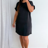 Vestido T-Shirt Kourtney - Preto