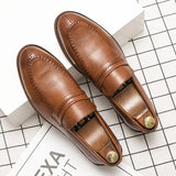 Mocassins de Vestuário em Couro