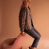 Leona | Casaco Bomber de Leopardo