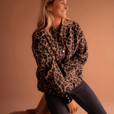 Leona | Casaco Bomber de Leopardo