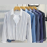 Levi™ | Camisa Elegante Listrada