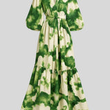 Luna | Vestido maxi florido