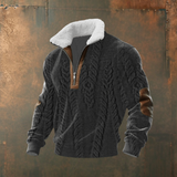 Marcus™ | Sweater masculina elegante com gola de fleece quente