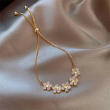Colar Margarida em Cristal com Ouro