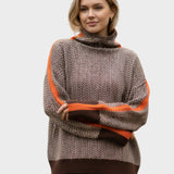 Marie | Sweater de lã de gola alta