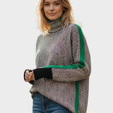 Marie | Sweater de lã de gola alta