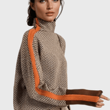 Marie | Sweater de lã de gola alta