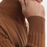 Mikkel™ | Sweater de Algodão com Meio Zíper